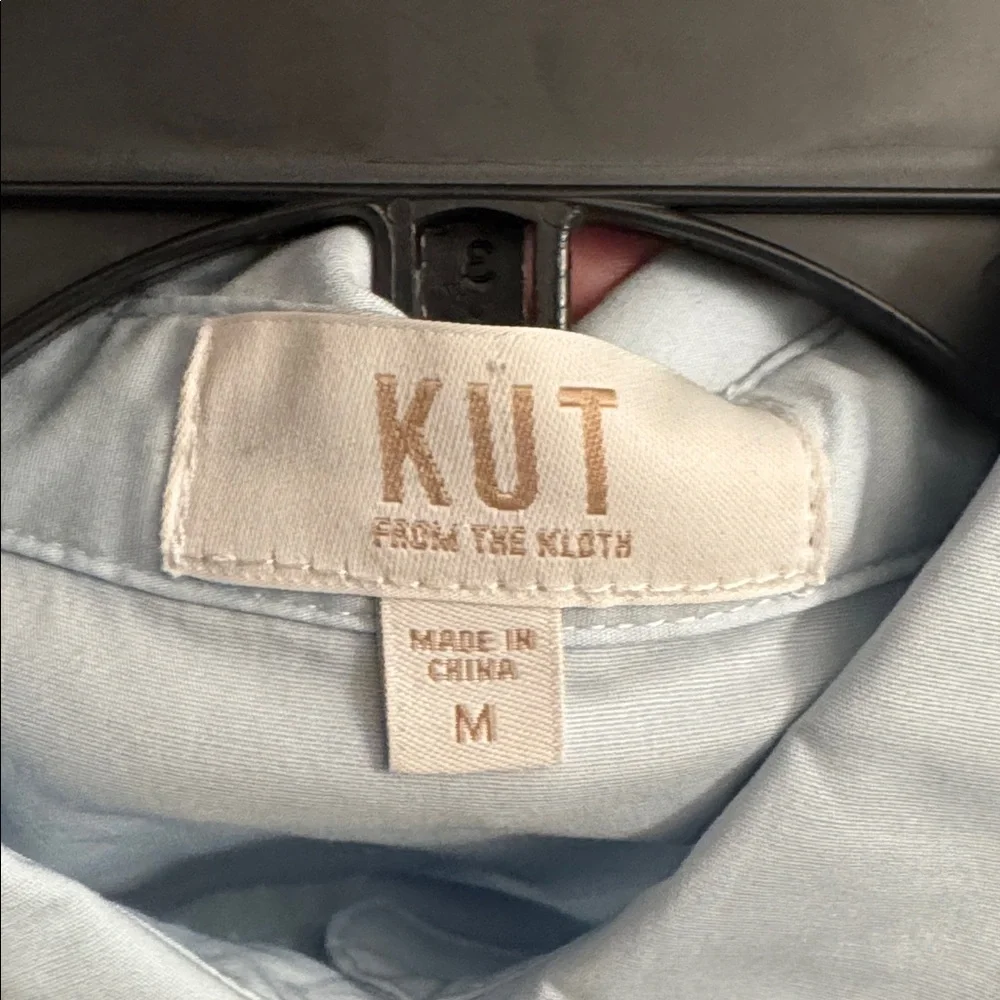 Kut from the Kloth Alara Fitted Cotton Shirt - Size M - Picture 3 of 10